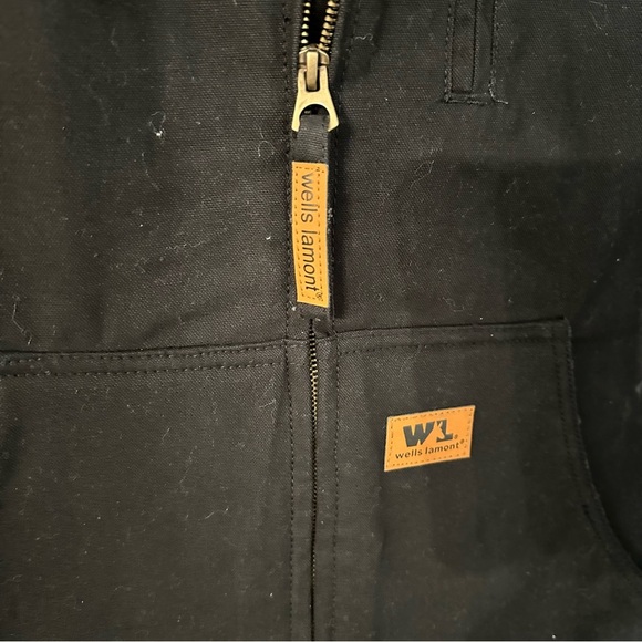Wells Lamont Men’s Sleeveless Black Fleece Lined Zip Up Vest Sz L GUC - Picture 3 of 8